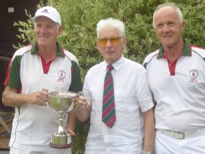 Mens 4 wood, Winner Chris Sirl Runner up Roger Brown