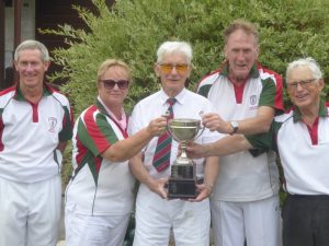 Mixed Fours, Winners, Donald McLellen, Kim Hargreaves, John Baxter and John Murrell, Runners up Ian Short, Kevin Hill, Doreen Holmes, & Colin Watkins