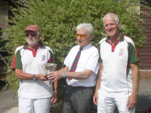 Open Singles Winner John Vincent, Runner-up Chris Sirl