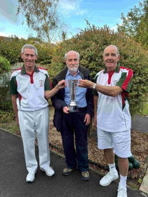 Men’s Pairs Winners Donald McLellen and Howard Williams