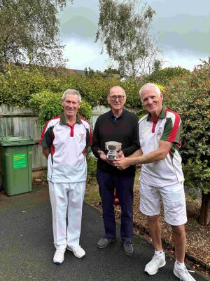 Open singles winner, Chris Sirl, runner-up Donald McLellen